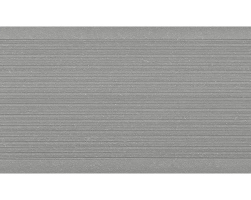 Carreau mural gris avec surface rainurée