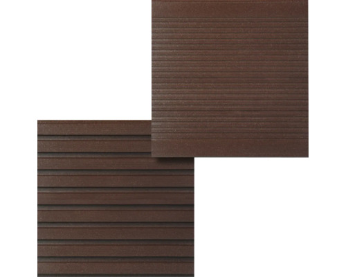 Lames de terrasse en composite bois avec surface rainurée