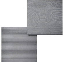Konsta WPC Terrassendiele XL steingrau mattiert strukturiert 20x190 mm (Meterware ab 1000 mm bis max. 6000 mm)-thumb-5