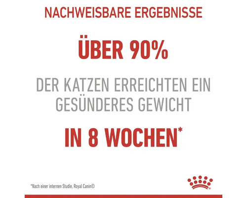 Nachweisbare Ergebnisse: Über 90 Prozent der Katzen erreichten ein gesünderes Gewicht in acht Wochen
