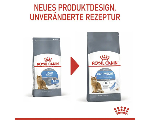 Royal Canin Light Weight Katzenfutter im neuen Produktdesign