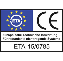 Europäische Technische Bewertung ETA-15/0785, CE-Kennzeichnung