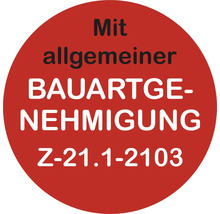 Symbol: Mit allgemeiner Bauartgenehmigung Z-21.1-2103