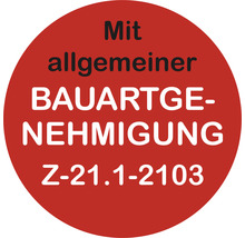 Mit allgemeiner Bauartgenehmigung Z-21.1-2103