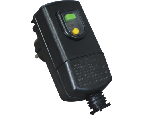 Steckdosentransformator für den Aussenbereich mit Test- und Reset-Knopf