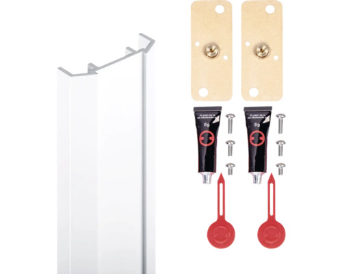 Joint de douche avec accessoires de montage