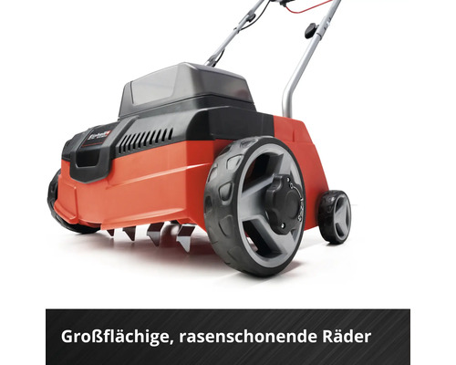 Rasenlüfter mit grossen Rädern