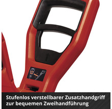 Zusatzhandgriff für Rasentrimmer mit stufenloser Verstellung für Zweihandbedienung