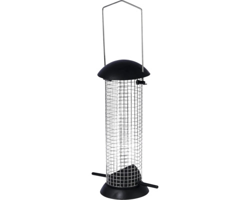 Mangeoire à oiseaux en métal avec étrier de suspension