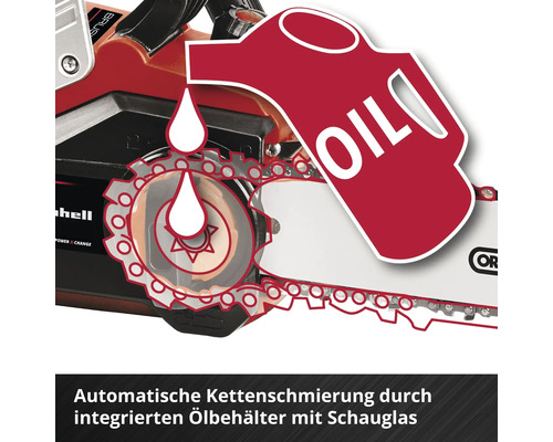 Kettensäge automatische Kettenschmierung Symbol