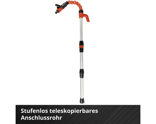 Stufenlos teleskopierbares Anschlussrohr