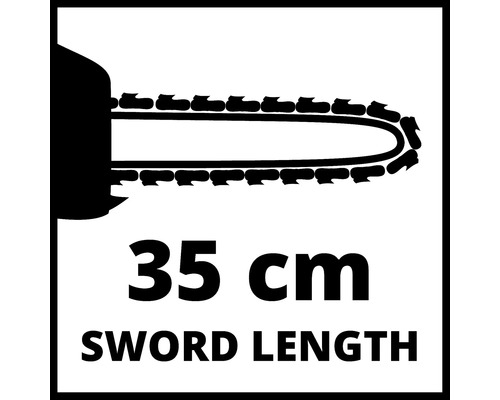 Longueur de lame 35 cm pour tronçonneuse