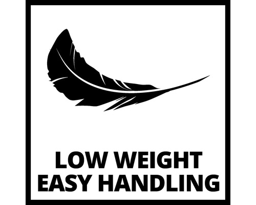 Symbole pour faible poids et manipulation facile