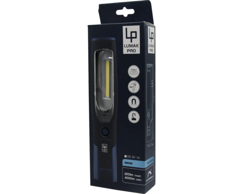 Lampe de travail Lumak Pro dans son emballage