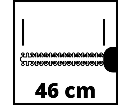 Symbole pour une longueur de 46 cm