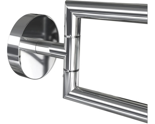 Porte-serviettes pivotant en métal pour montage mural