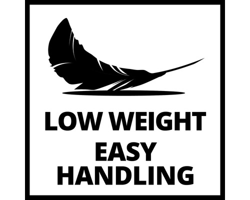 Symbole pour poids léger et manipulation facile