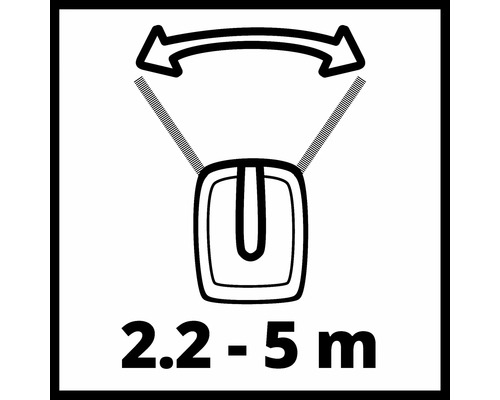 Pendelhub einstellbar zwischen 2.2 und 5 Metern