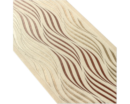 Textiltapete mit wellenförmigem Muster