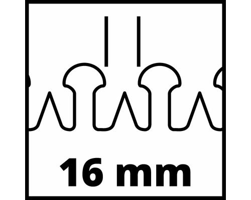 Symbol für 16 Millimeter Schnittbreite
