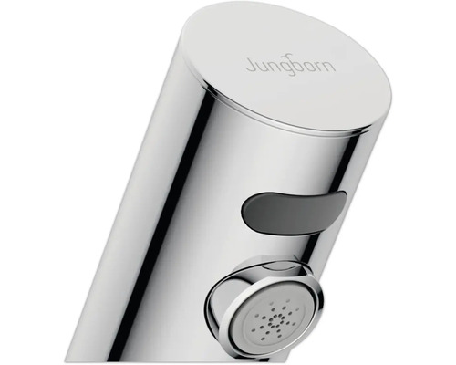 Jungborn Logo auf einer Duschbrause