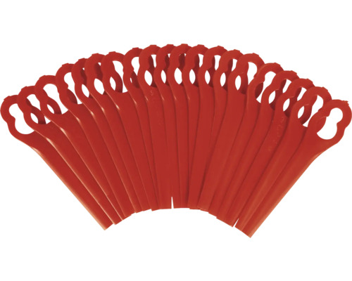 Plusieurs lames de débroussailleuse en plastique