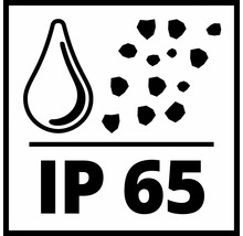 IP65 Schutzart: staubdicht und Schutz gegen Strahlwasser