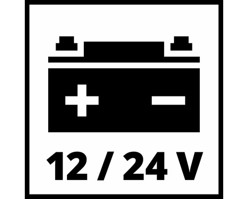 Symbol für 12/24 Volt Batterie