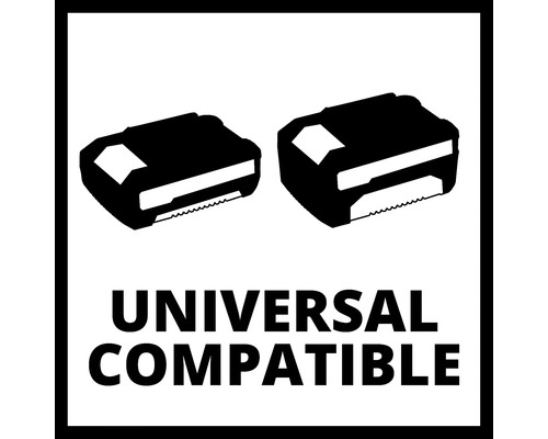 Symbole de batterie universellement compatible