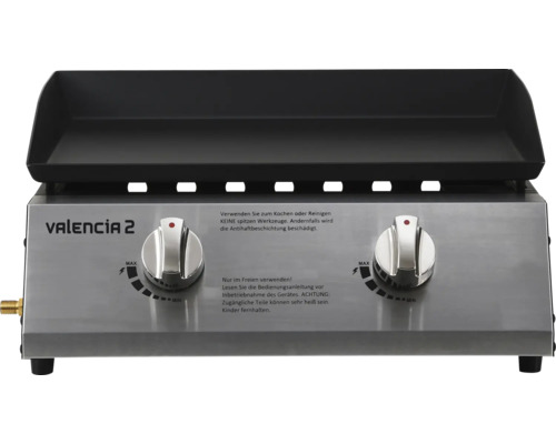 Valencia 2 Grillplatte aus Edelstahl