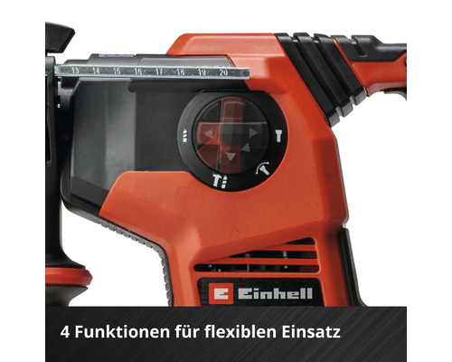 Logo Einhell sur perceuse avec indicateur de fonction