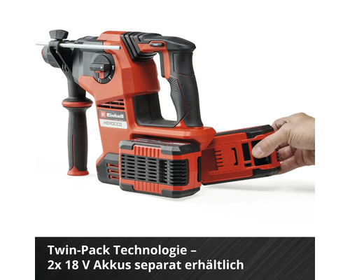 Perforateur burineur Einhell avec batterie insérée