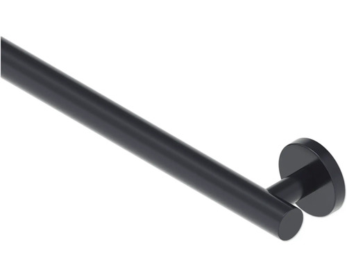 Schwarzer Handtuchhalter