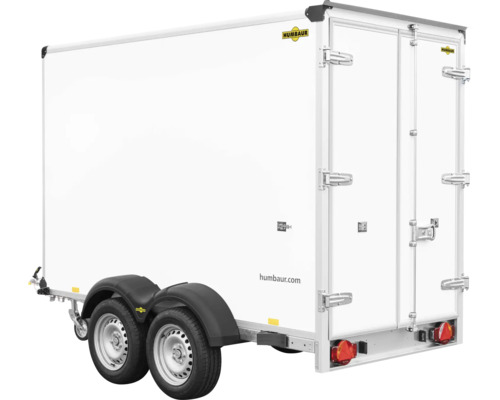 Remorque Humbaur avec superstructure fermée