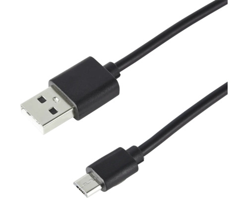 Câble USB avec connecteur standard A et connecteur Micro-USB