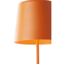 Orangefarbene Tischleuchte