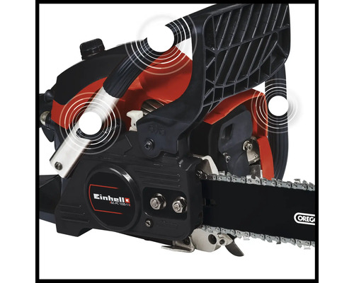 Vue détaillée d''une tronçonneuse Einhell