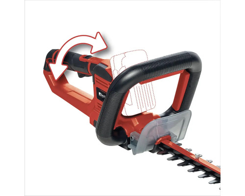 Taille-haie Einhell avec poignée rotative pour un jardinage flexible