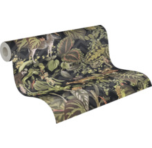 Tapetenrolle mit Dschungelmotiven und Tierdarstellungen