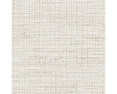 Nahaufnahme einer hellen Vliestapete mit feiner Gewebestruktur