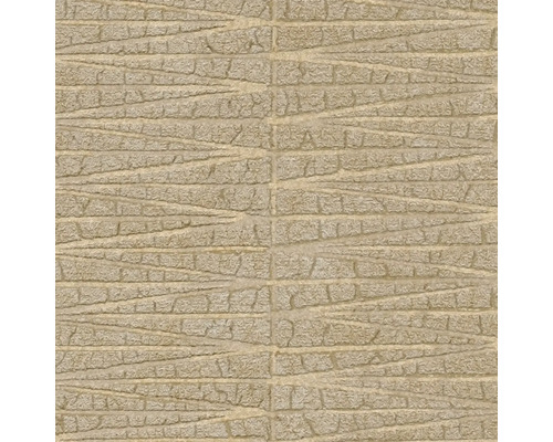 Beige Steinwand mit horizontalen und diagonalen Linienmuster