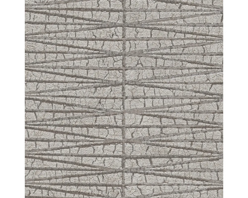 Papier peint avec lignes horizontales et effet craquelé