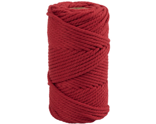Bobine de cordon en coton rouge
