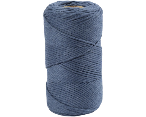 Spule blaue Makramee-Kordel