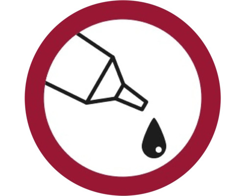 Symbole : Ne doit pas être rejeté dans les canalisations