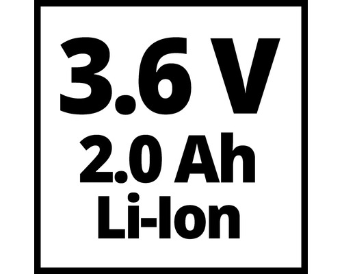 Informations sur la batterie lithium-ion 3.6 V 2.0 Ah