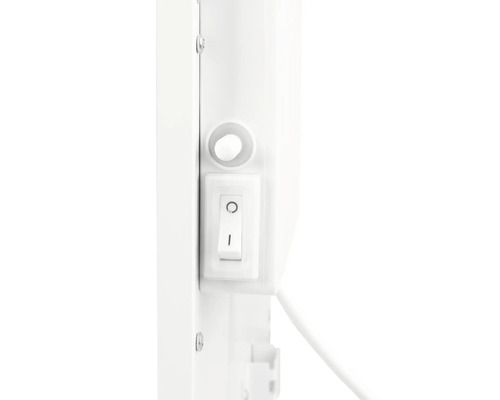 Vue détaillée d''un interrupteur sur un radiateur