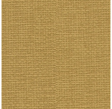 Nahaufnahme einer goldfarbenen Textiltapete mit Struktur