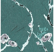 Nahaufnahme einer Tapete mit floralem Muster