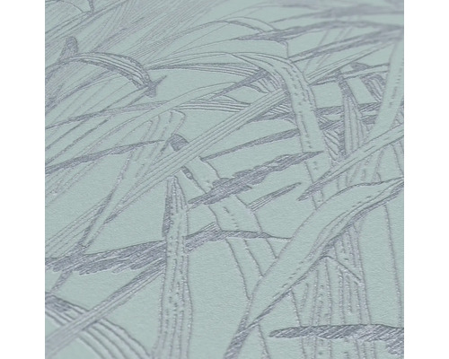 Gros plan d''un papier peint avec un motif d''herbes.